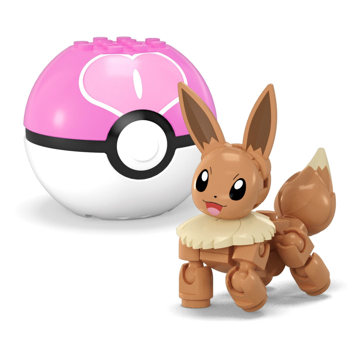 MEGA Pokémon Juguete de Construcción Pokébola Eevee & Charmander