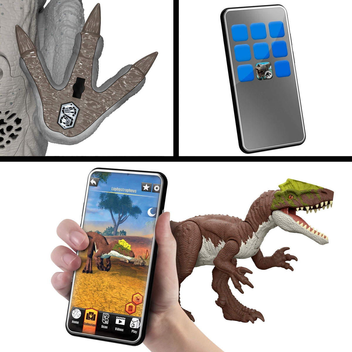 Jurassic World Dinosaurio de Juguete Rebirth Rastreadores Gigantes Chilantaisaurus
