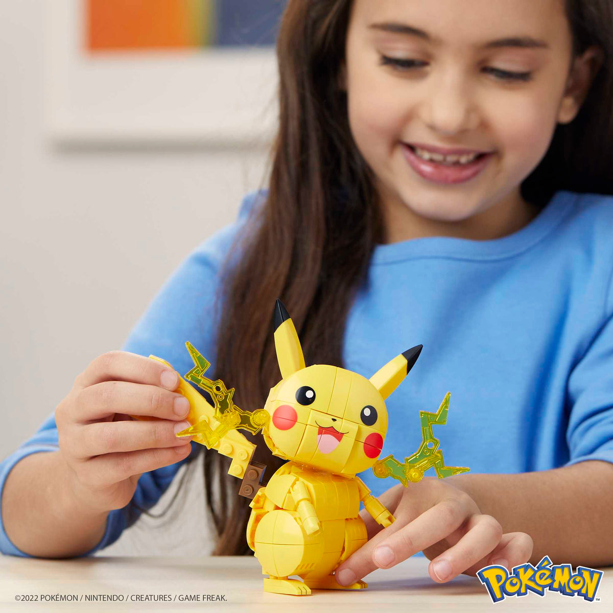 MEGA Pokémon Building Toy Kit Pikachu (211 Pieces) With 1 Action Figure For Kids