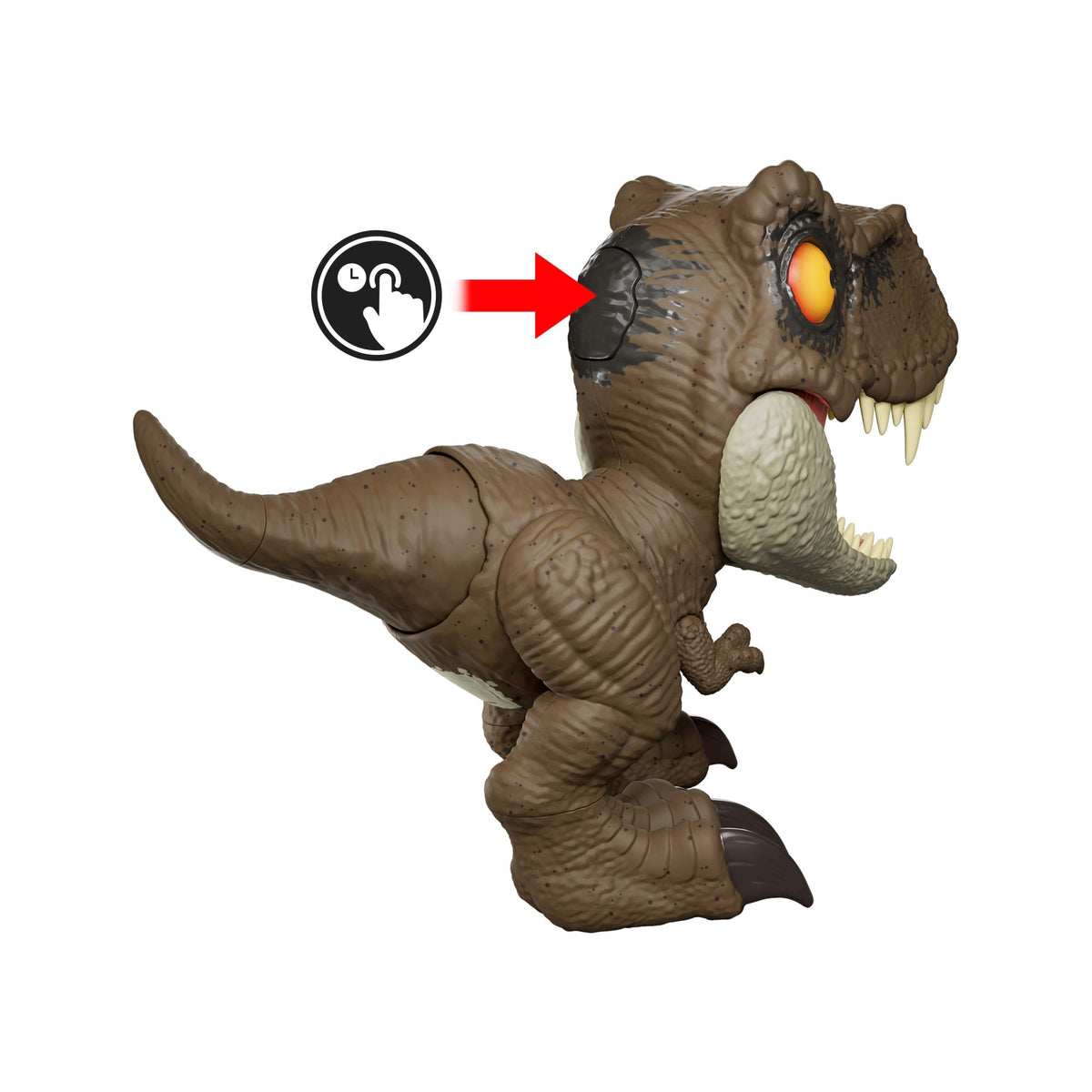 Jurassic World Dinossauro de Brinquedo Comando de Rugido Interativo T. Rex