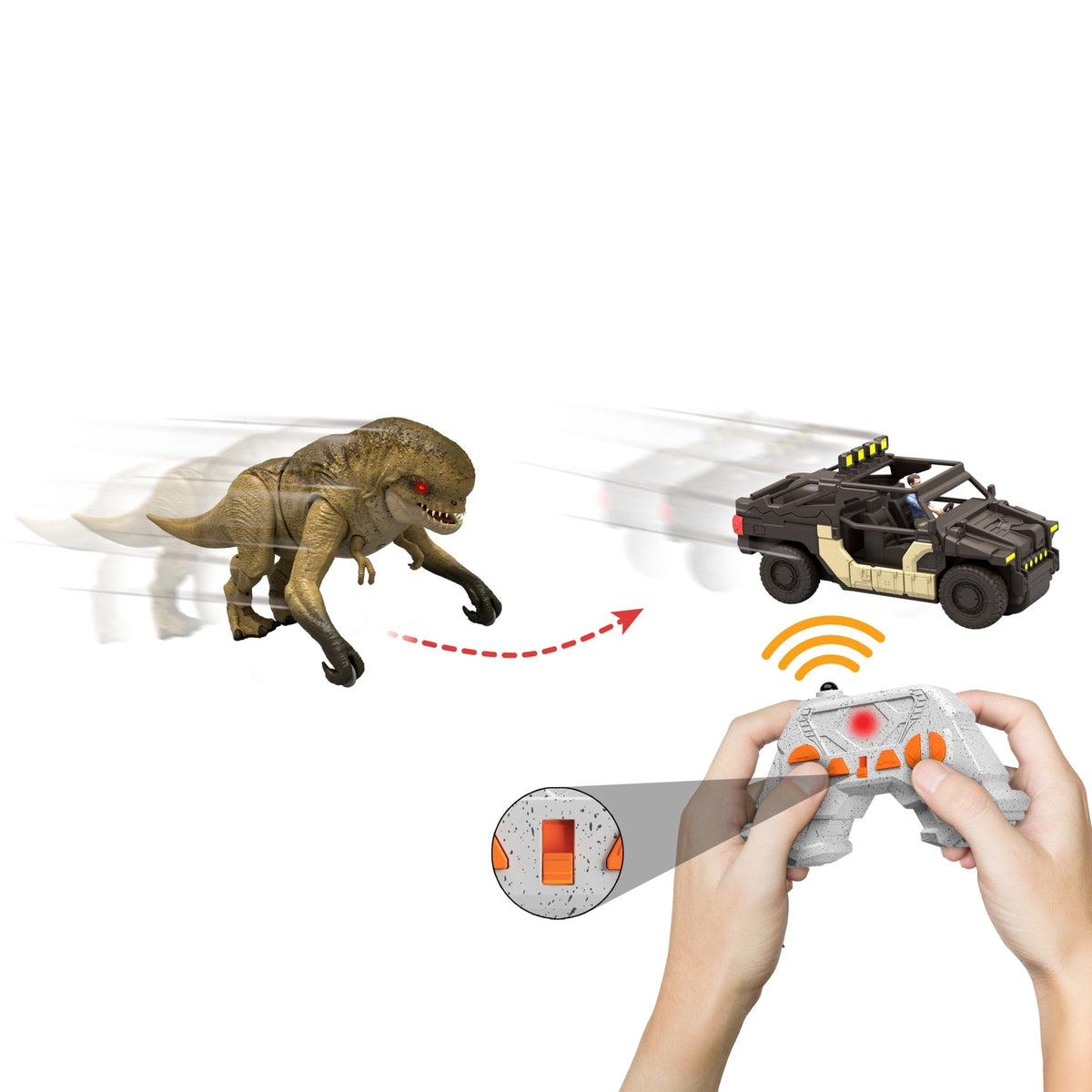 Jurassic World Juguete Villano RC