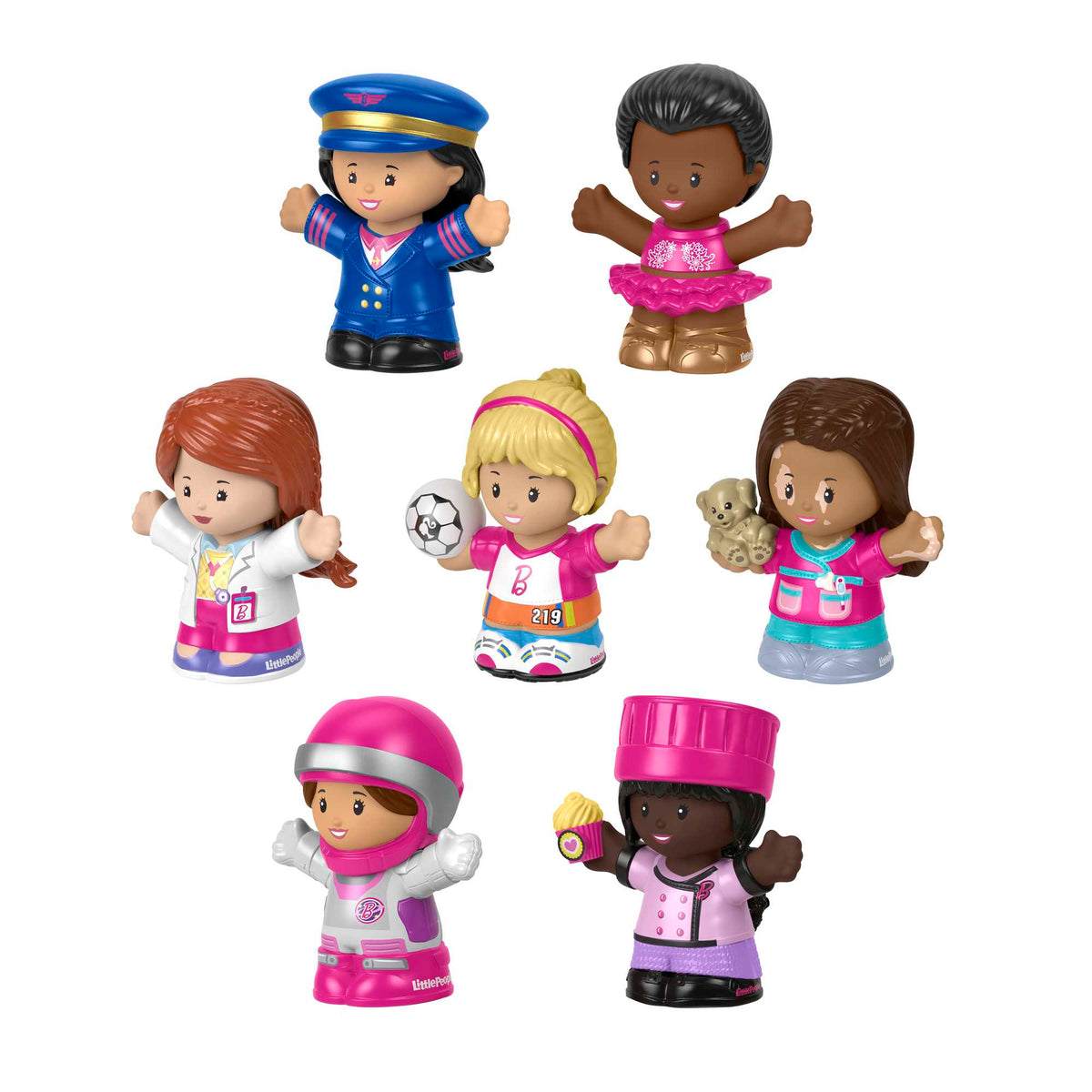 Little People Barbie Tu Peux Être Qui Tu Veux Coffret Figurines