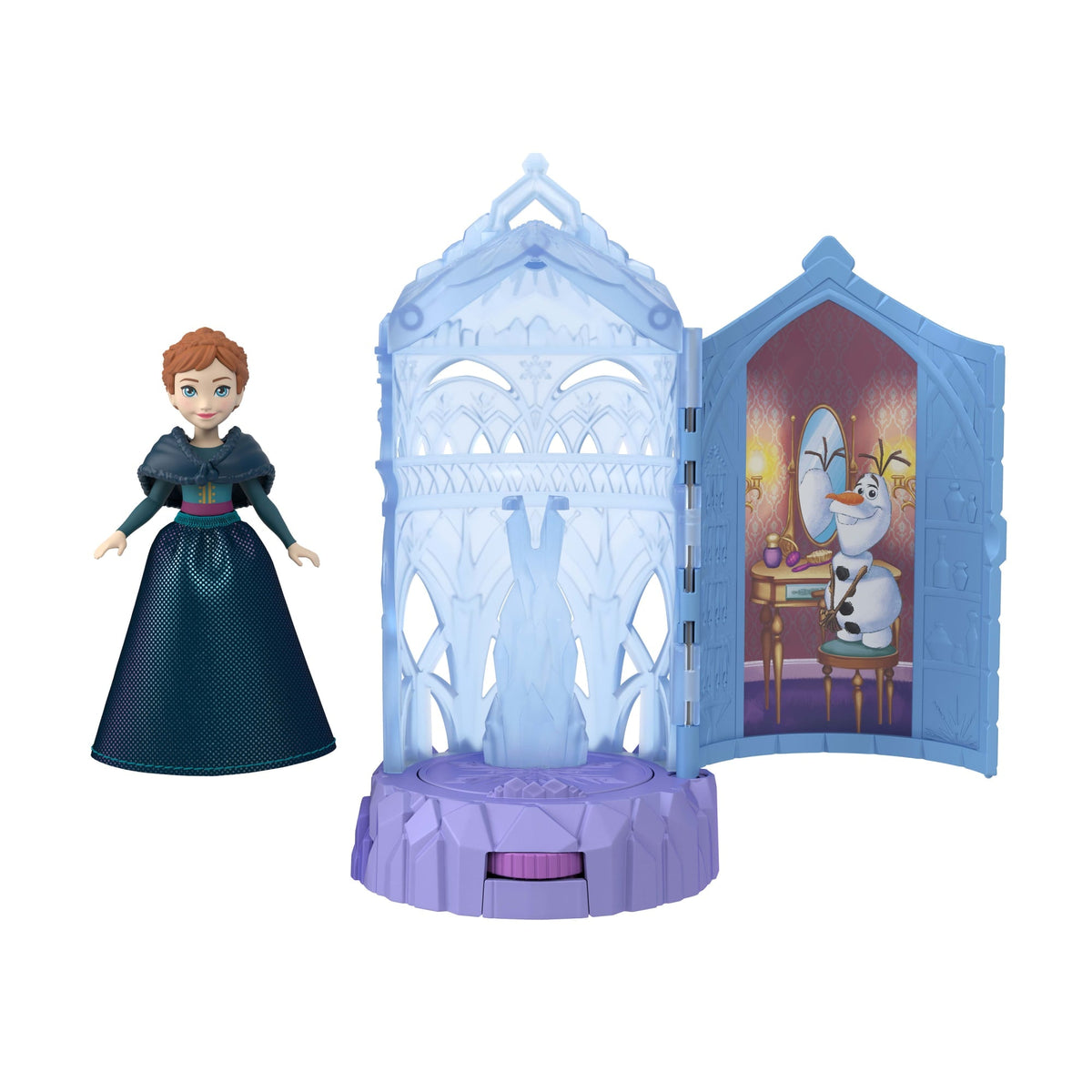 Disney Frozen Conjunto de Brinquedo Castelo de Gelo Spin Surprise