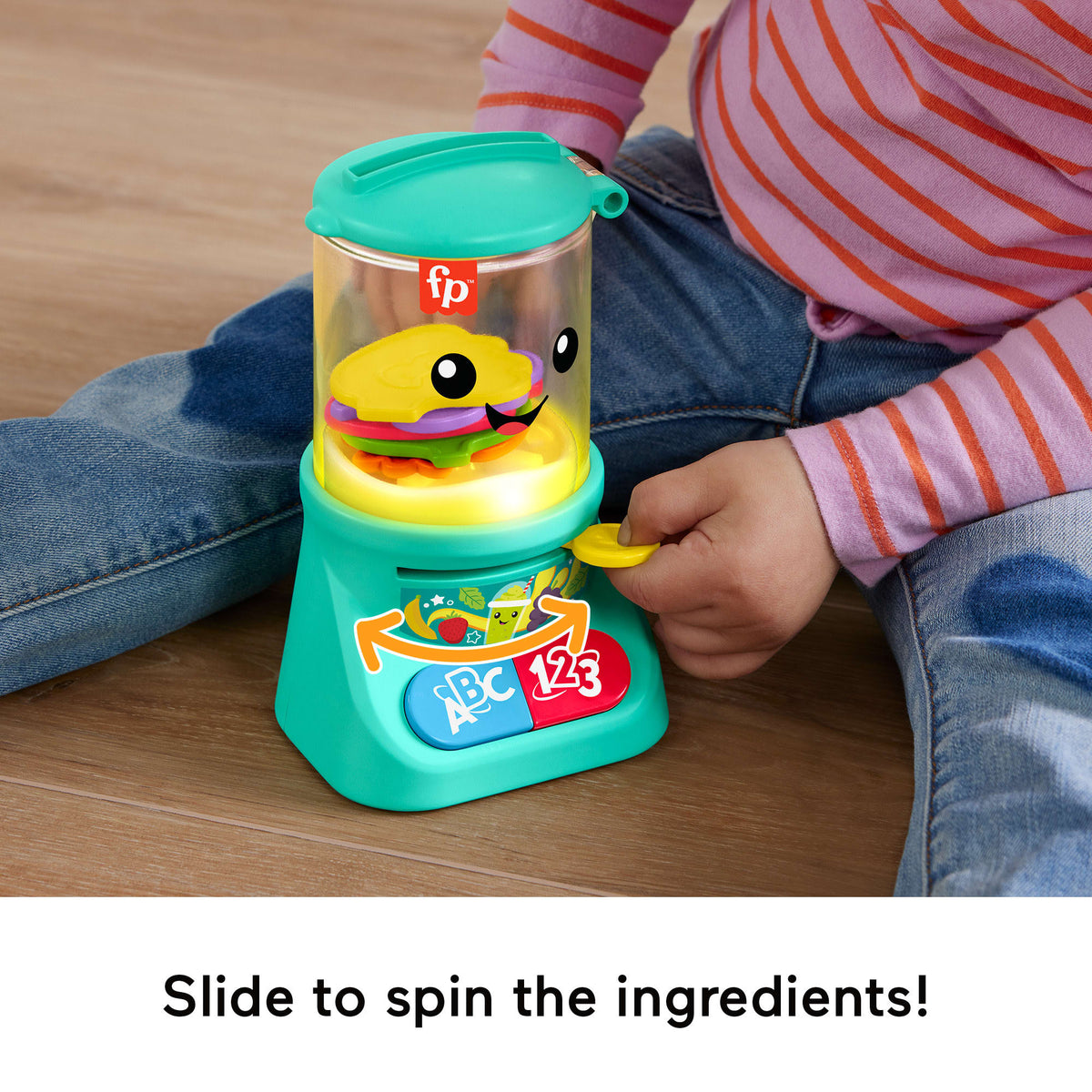 Fisher-Price Laugh & Learn Counting & Colors Smoothie Maker Musical Toy Blender For infants